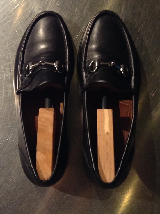 Allen Edmonds Bruzzano Men\'s 10 D Black Horse Bit Loafers Shoes Made In Italy main image 8